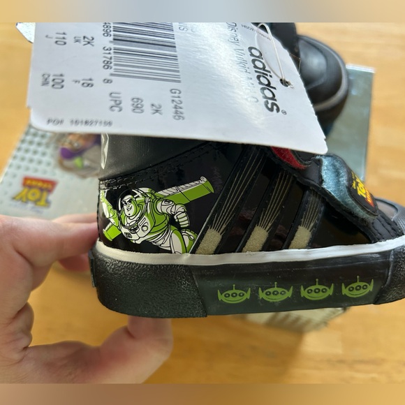 Adidas Infant Disney Pixar Buzz Lightyear Toy Story High Top Sneakers - Picture 5 of 14